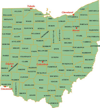 Ohio Map
